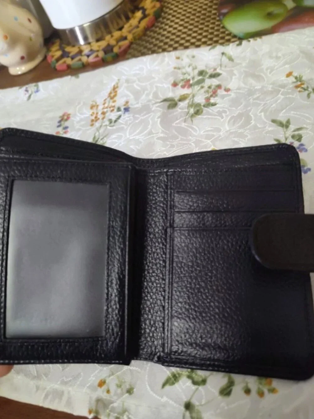 PSU Logo Pebbled Leather Bifold Wallet With Survival Multi tool Kit -5x3-1/2